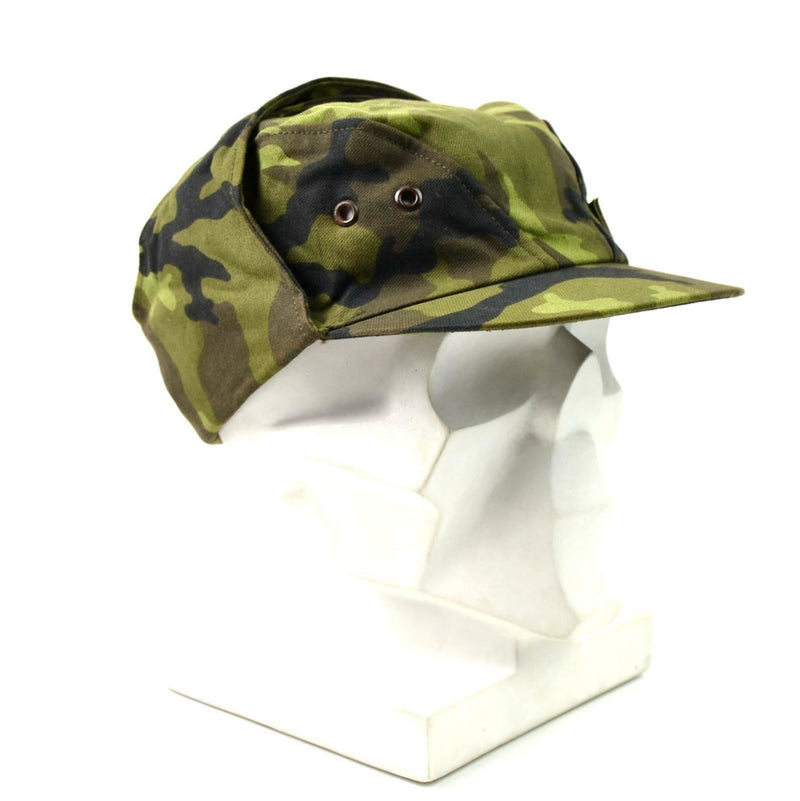 Original tjeckiska arméns militära mössa M 95 Camo CZ Field Combat Hat Woodland Ny