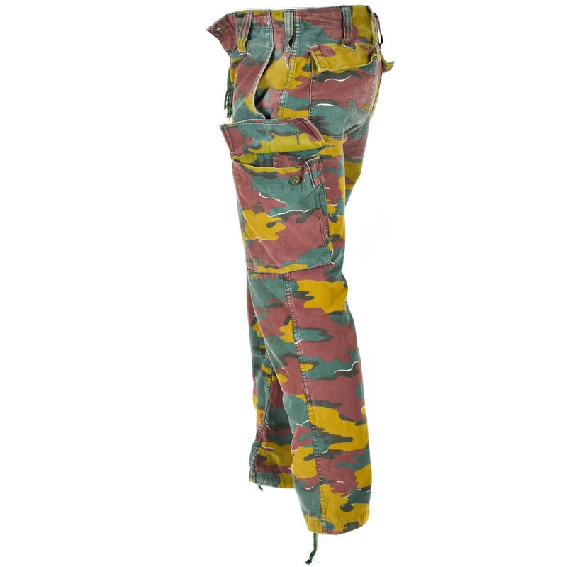 Original Belgiska arméns militära strid M90 Field Pants Jigsaw byxor överskott