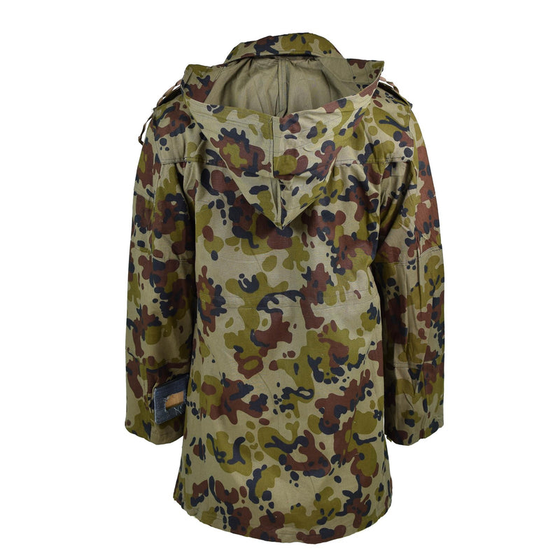 Äkta rumänska arméparka m93 strid camo blad bdu jacka militär ny