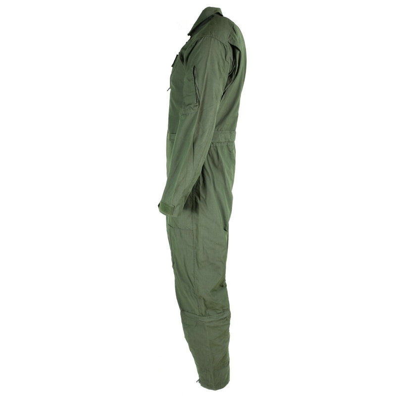 Äkta amerikansk arméomslag USAF CWU-27/P Flight Suit Green Nomex Fire Resist