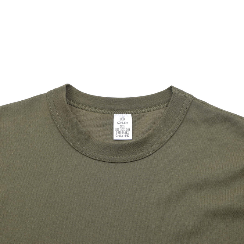 Leo Kohler Tactical Military T-shirts BW Kort ärm för tropisk oliv