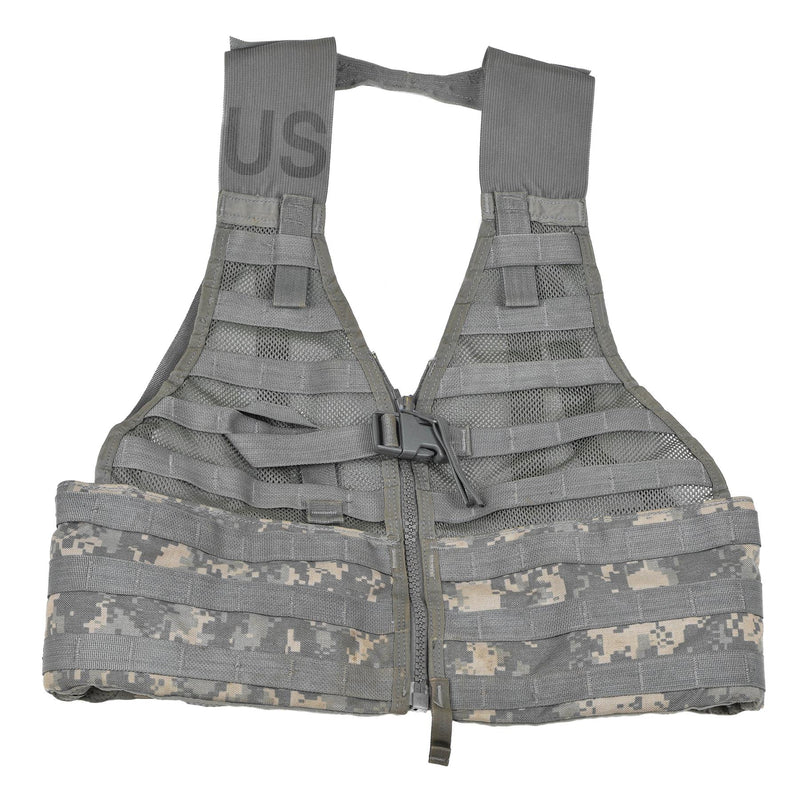 Original U.S. Army Tactical Vest Molle II Justerbar en-storlek mörkgrå