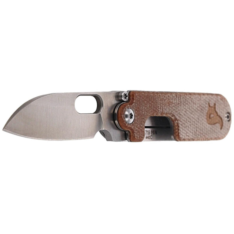 Räv knivar bönor gen2 fällbar fickkniv micarta handtag rostfritt stål 440C