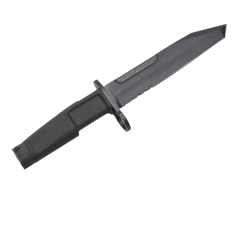 Extrematio Tactical Bayonet Spear Point serrated Edge Camouflage Mantel