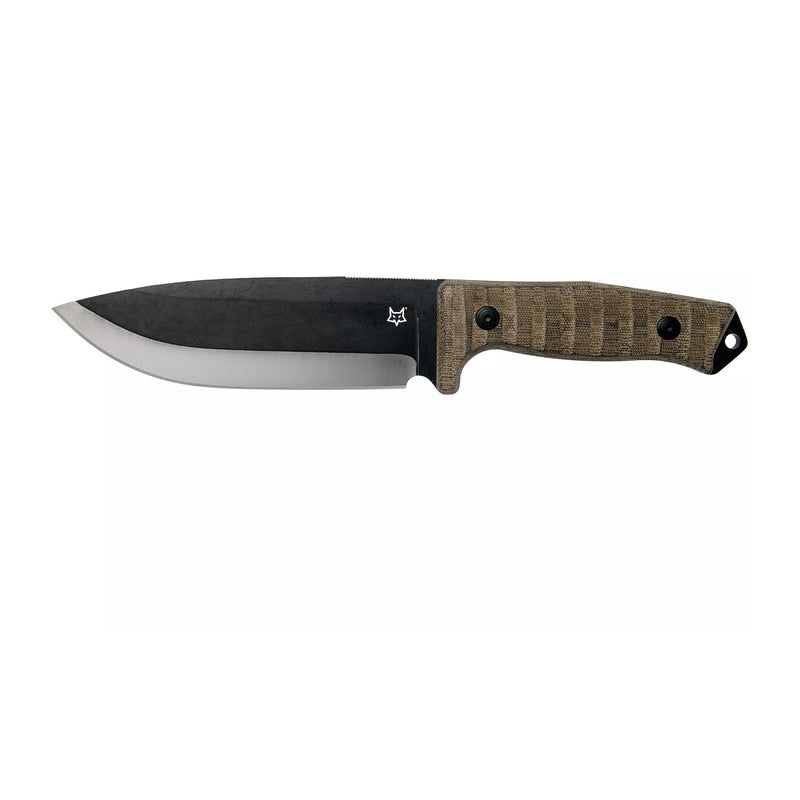 Fox Knives Bushman Fixed Blade Knife D2 Steel Survival Combat Micarta Handle