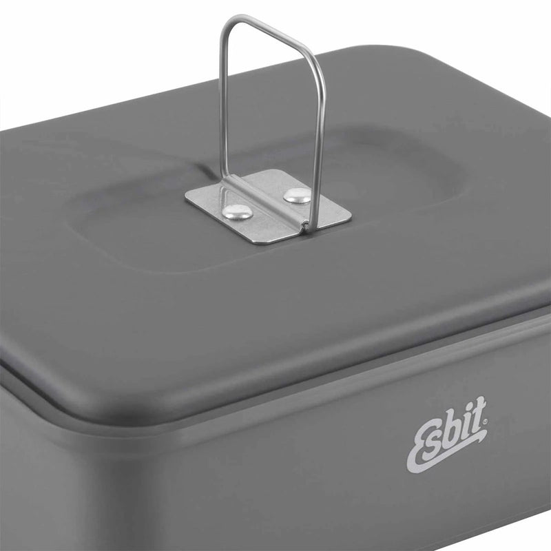 Ebit Solid Fuel Cooking Set Camping 1100 ml Pot Hard Anodized Aluminium Grey