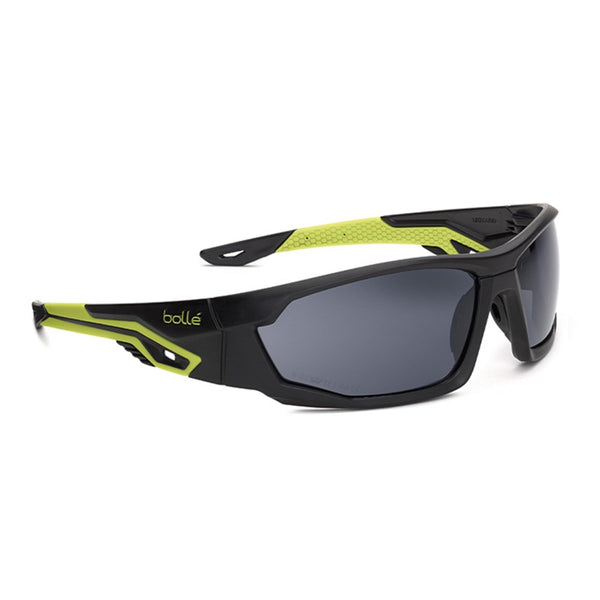 Bolle Mercuro Tactical Glasses Green Black Frame Polarised Lens UV Protection