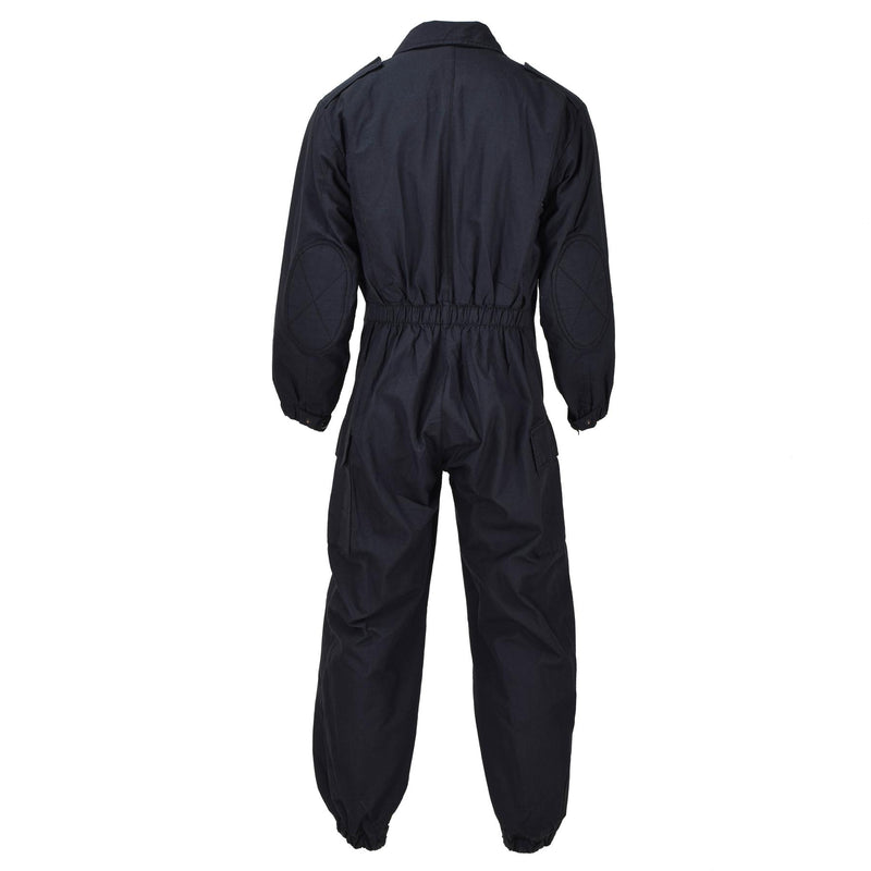 Original British Military Police Black Coverall Water Flame Resistant Jumpsuit