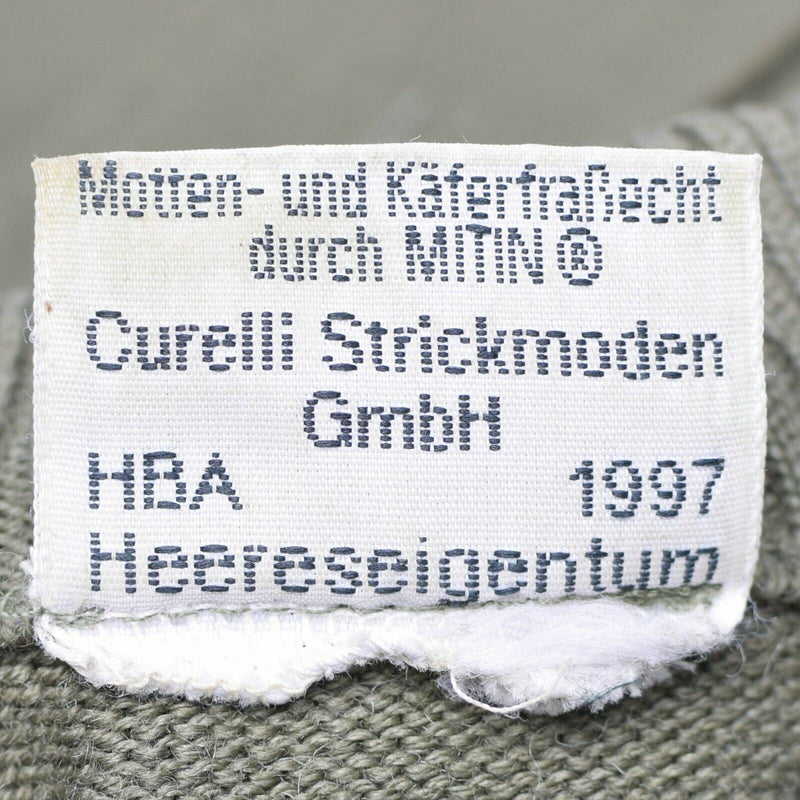 Original Österrikisk armé Pullover Jumper Commando Olive Od ulltröja Ny