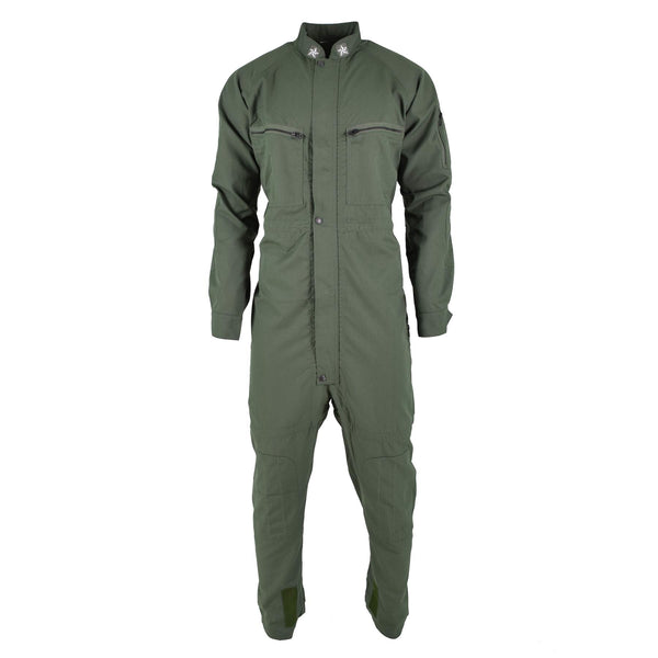 Italiensk armé tankfartyg omslag militär överskott av jumpsuit olivgrön ny