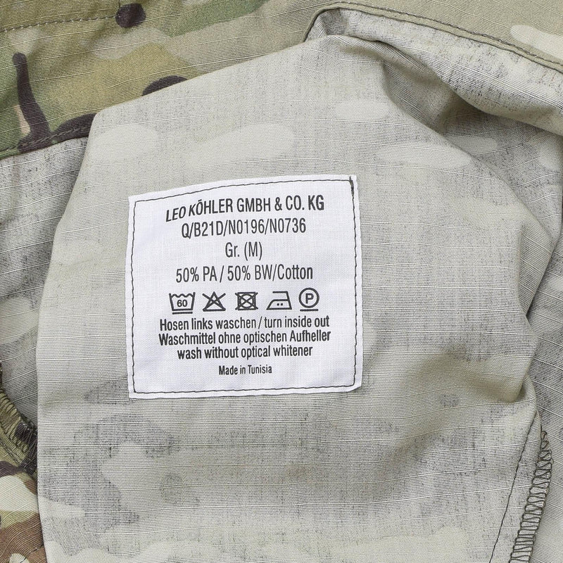 Leo Kohler Cargo Pants förstärkte ripstop ACU -tullbyxor MTP Camouflage