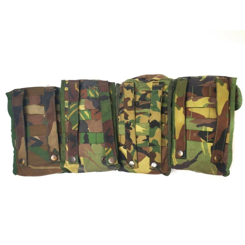 Äkta holländska armékanten w Pouch & rostfritt stålkopp DPM -kamouflage molle