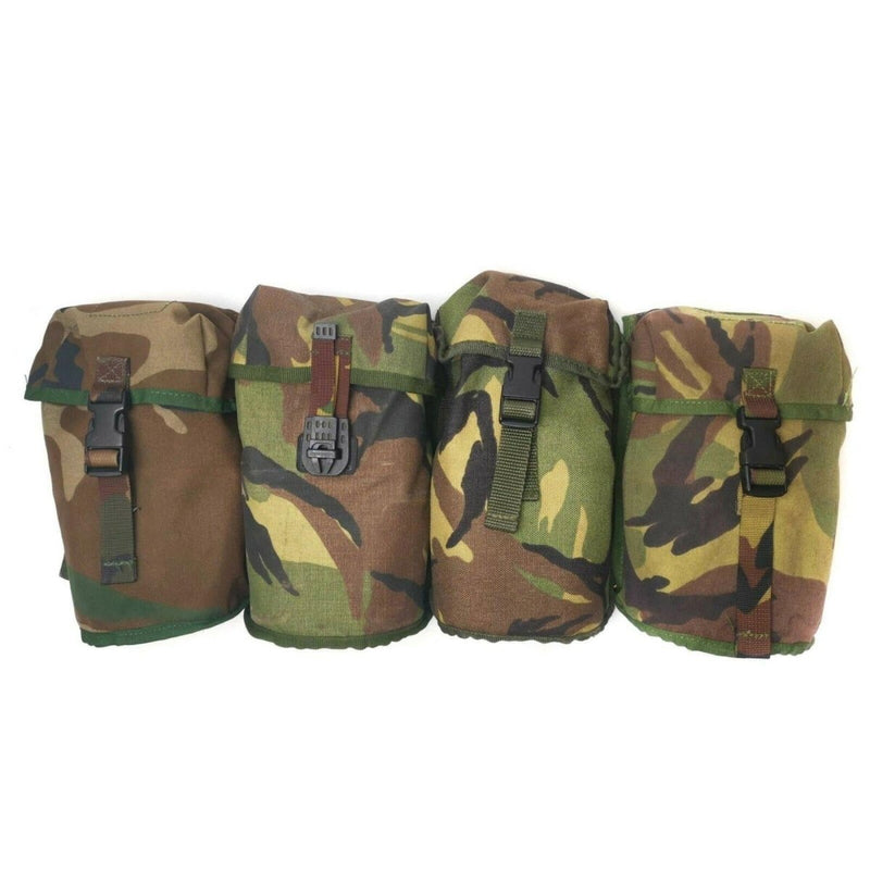 Äkta holländska armékanten w Pouch & rostfritt stålkopp DPM -kamouflage molle