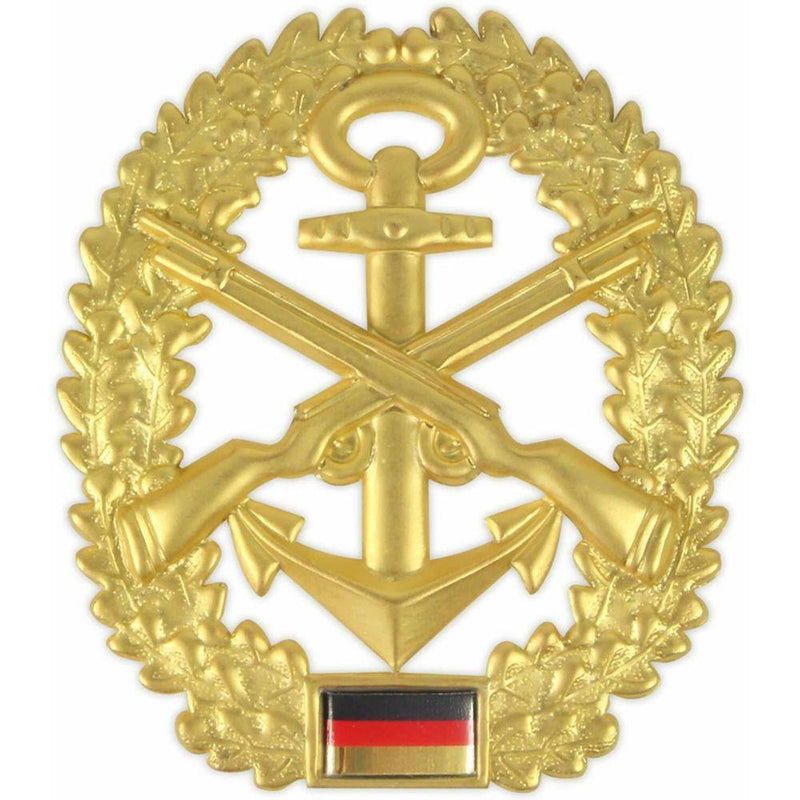 Äkta tyska armébasker Insignia Badge Cockade Naval Protection Force Marines