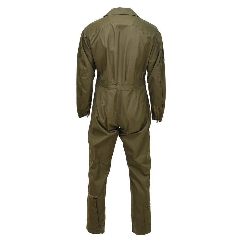 Äkta italienska flygbesättningar Flightall Militär kostym Mekaniker Olive Jumpsuit