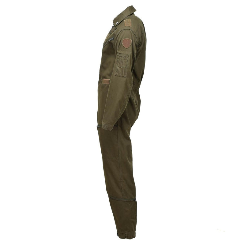 Äkta italienska flygbesättningar Flightall Militär kostym Mekaniker Olive Jumpsuit