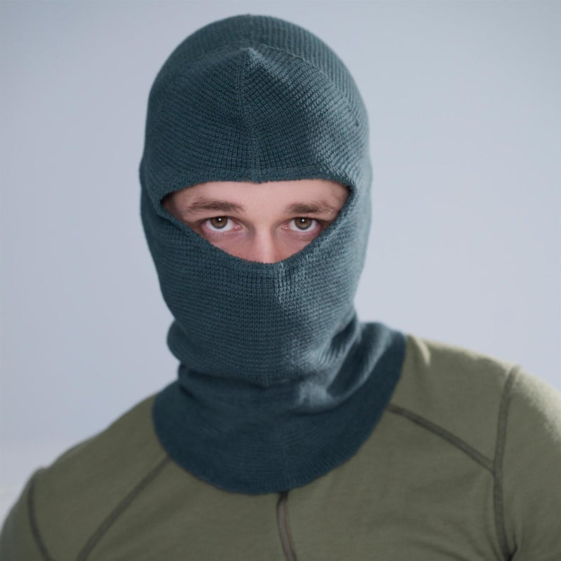 Äkta schweiziska armé Balaclava grå Schweiz militär fråga ansiktsmask ny