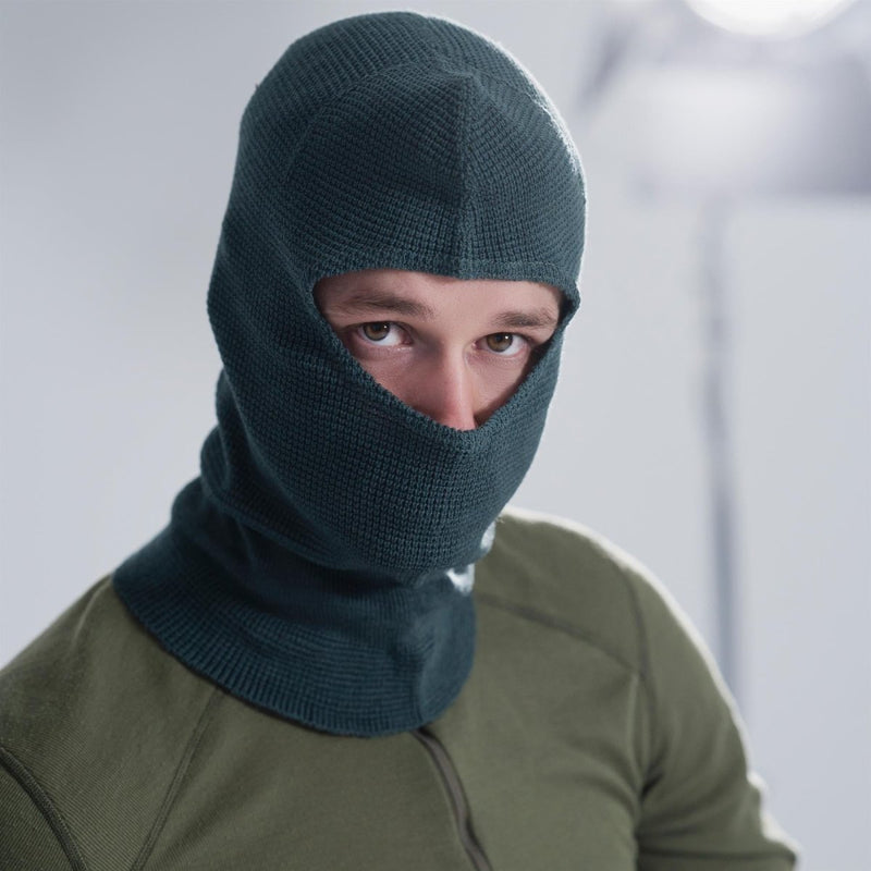 Äkta schweiziska armé Balaclava grå Schweiz militär fråga ansiktsmask ny