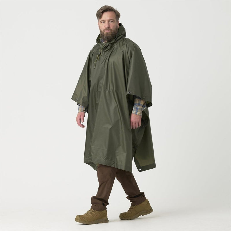 Helikon-Tex U.S. Army Model Poncho Lätt vattentät taktisk regnutrustning