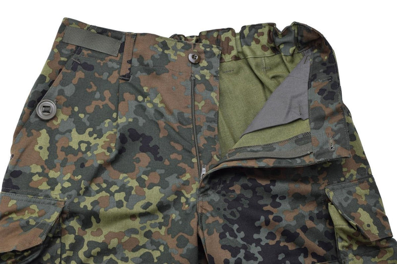 Leo Kohler KBS Flecktarn Camo Tactical Pants förstärkta byxor Trupper Combat