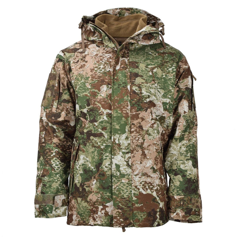 Mil-Tec Army Rain Wet Weather Jacket Gen II med fleece foder vattentät huva