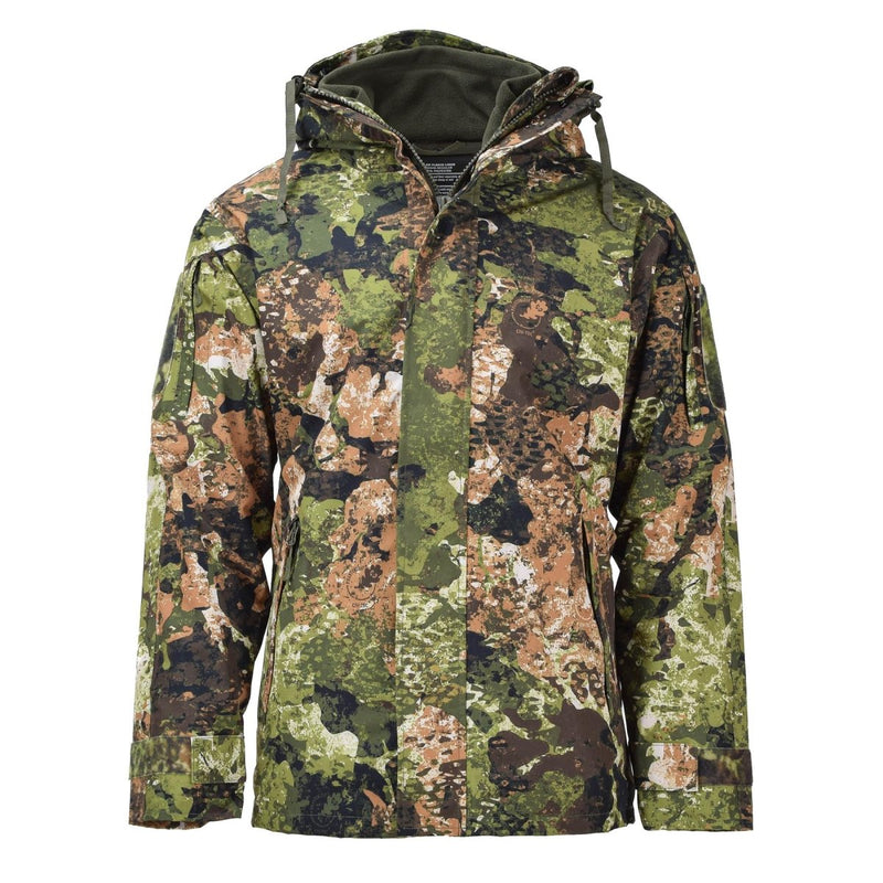 Mil-Tec Army Rain Wet Weather Jacket Gen II med fleece foder vattentät huva