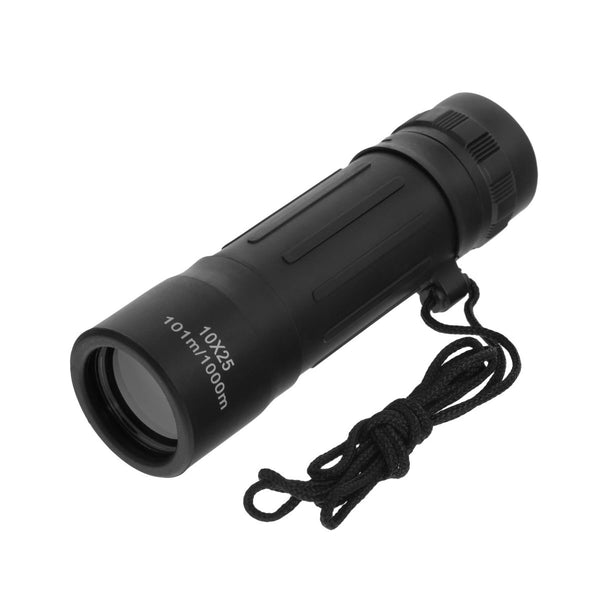 Mil-Tec Tactical Monocular 10x25 Militär omfattning utomhusövervakning svart