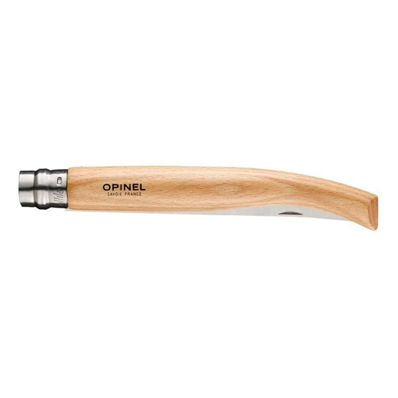 Opinel Beech Effilé 15 Filleting Fish Knife rostfritt stål fällbart blad