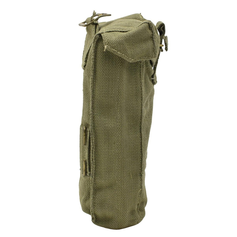 Original Belgien Army Drabla Canvas Material Medium Magazine Pouch Bag Olive