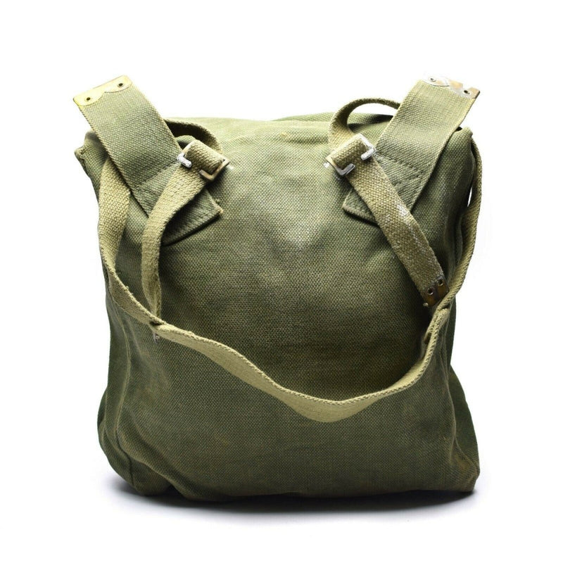 Original British Military M37 Haversack Canvas Bag Stor sidospåse Olive