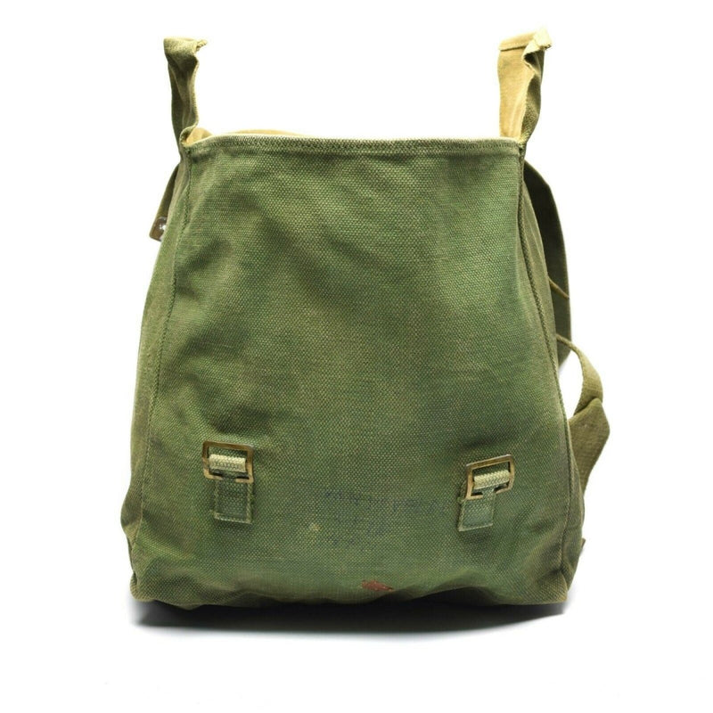 Original British Military M37 Haversack Canvas Bag Stor sidospåse Olive