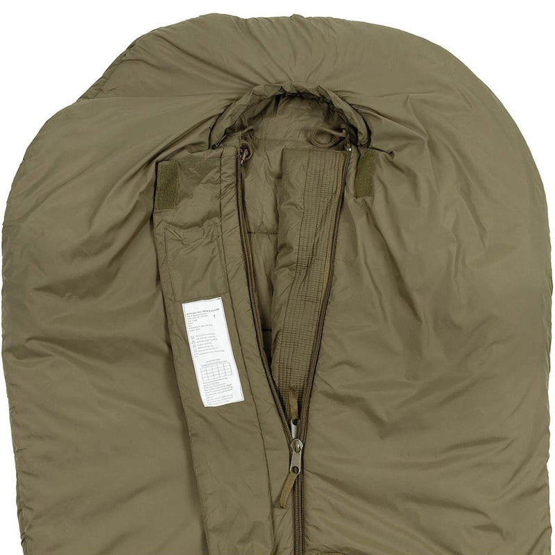 Original British Military Sleeping Bag Compression Sack Comfort -15 ° C Olive