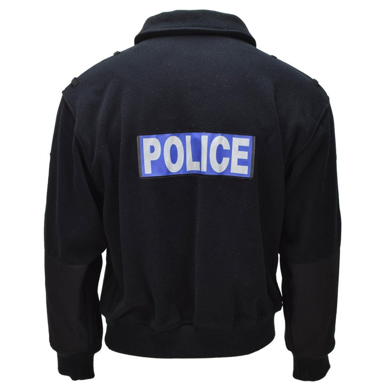 Original British Strathclyde Police Jacket Elasticated Muffs Hemline Black