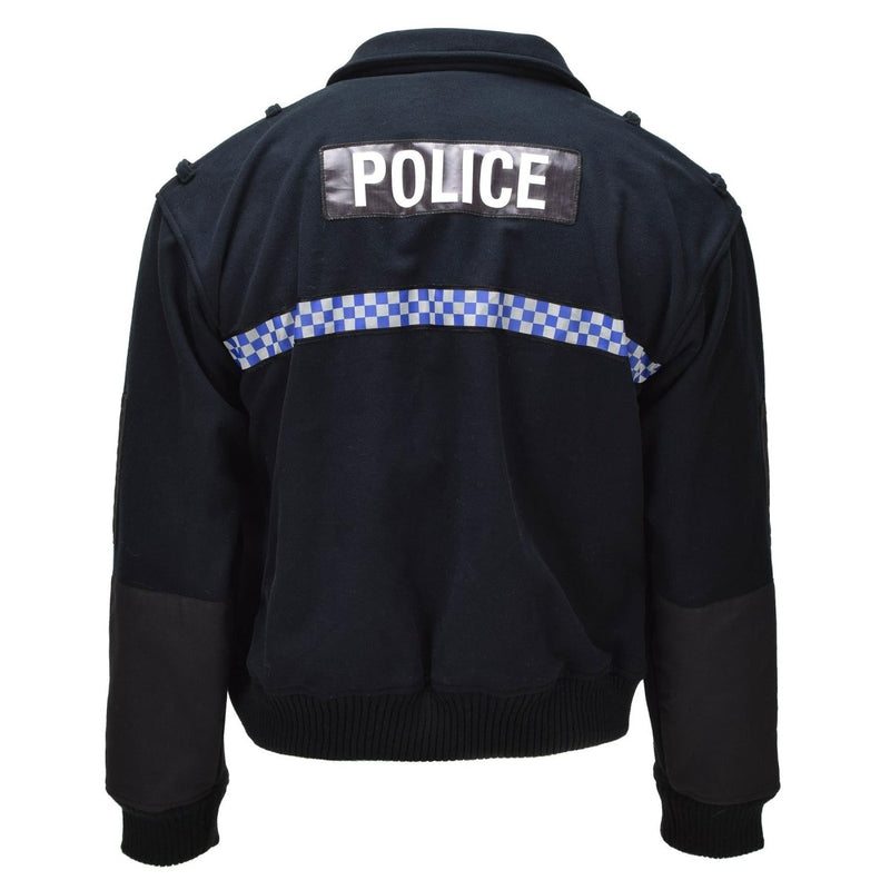 Original British Strathclyde Police Jacket Elasticated Muffs Hemline Black