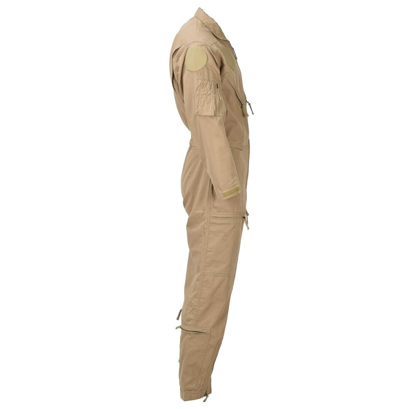 Original Dutch Army Pilot Coverall Khaki Air Force Jumpsuit Military Aramid New