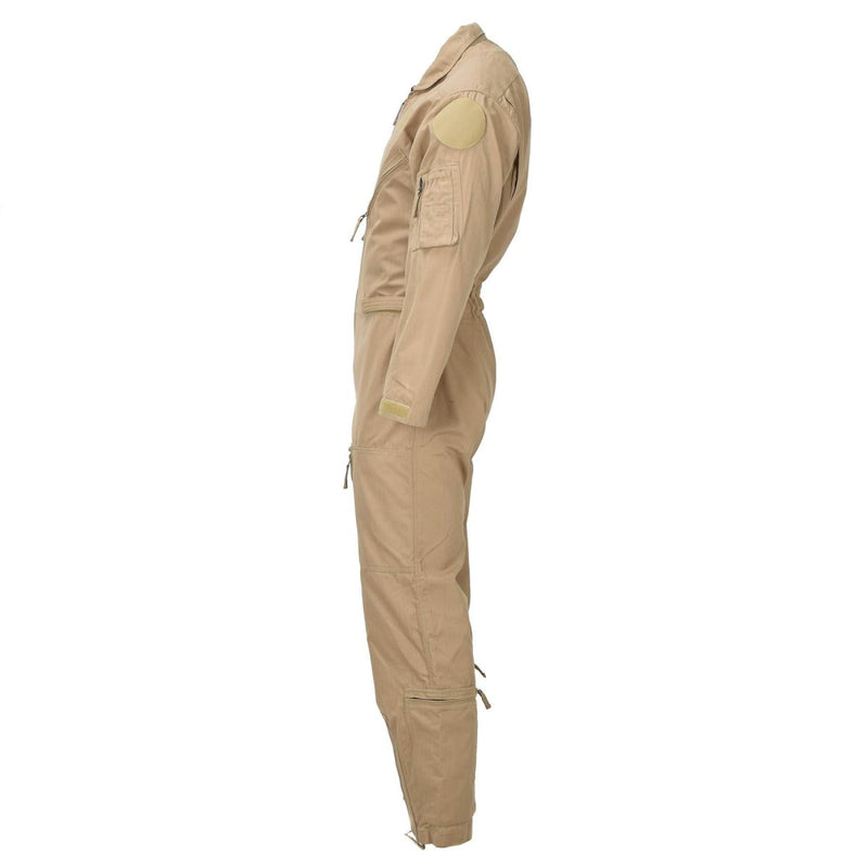 Original Dutch Army Pilot Coverall Khaki Air Force Jumpsuit Military Aramid New