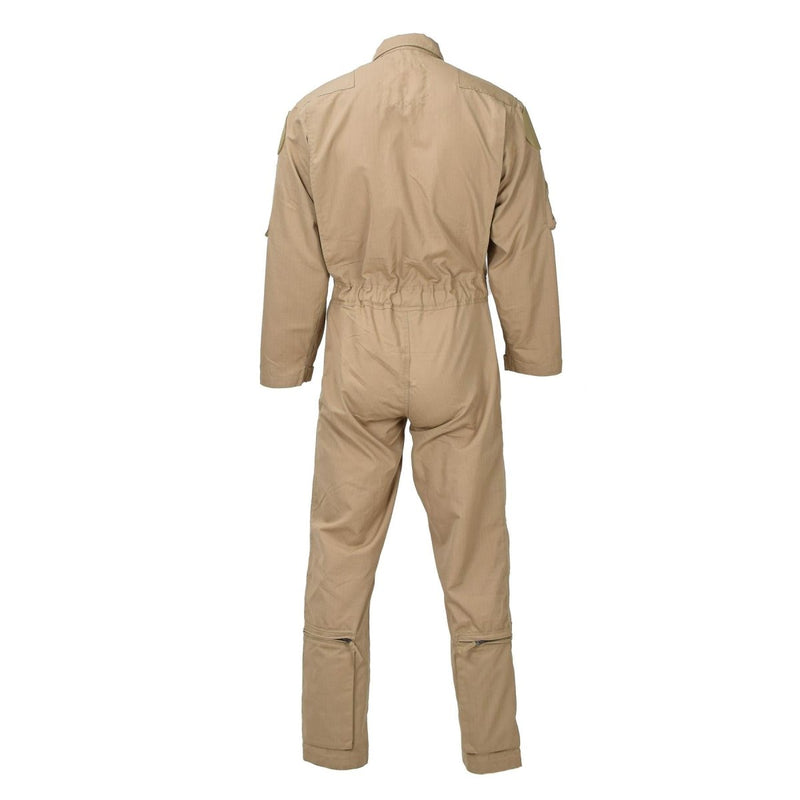 Original Dutch Army Pilot Coverall Khaki Air Force Jumpsuit Military Aramid New