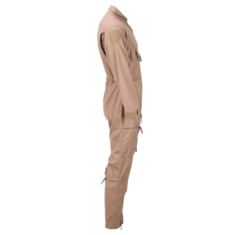 Original Dutch Military Coverall Khaki Flight Pilot Jumpsuit Meta-Aramid New