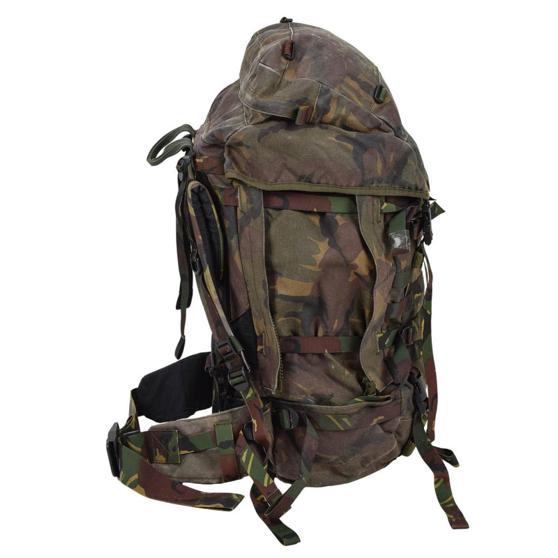 Original Dutch Military Tactical Ryggsäck 60L Molle Loops DPM Woodland Camo