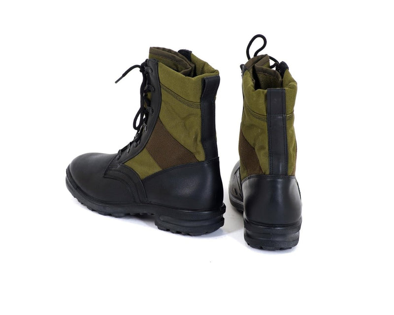 Original Germany Army Tropical Boots Baltes Black/OD Green Military Surplus New