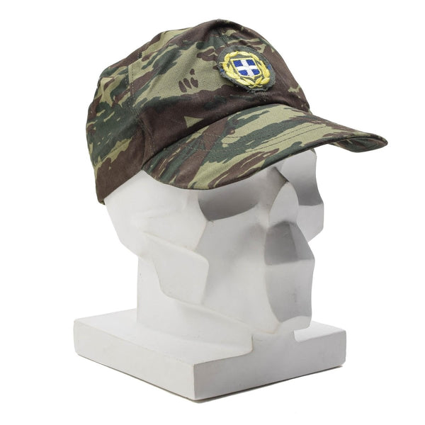 Original grekiska arméfält trupper mössa ödla camo hatt Grekland militäröverskott