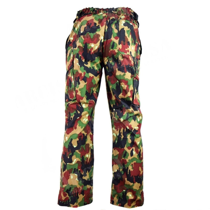 Original Swiss Army Pants M83 Combat Alpenflage Camo Field Trousers Schweiz