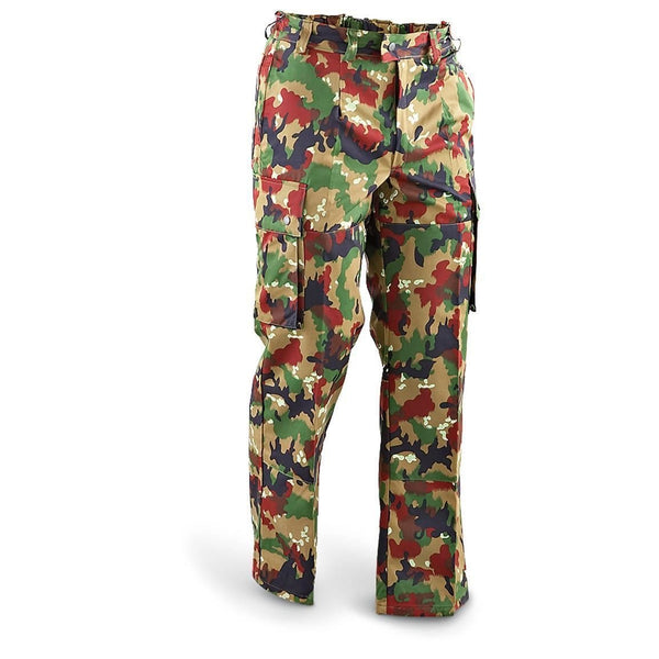 Original Swiss Army Pants M83 Combat Alpenflage Camo Field Trousers Schweiz