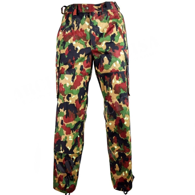 Original Swiss Army Pants M83 Combat Alpenflage Camo Field Trousers Schweiz