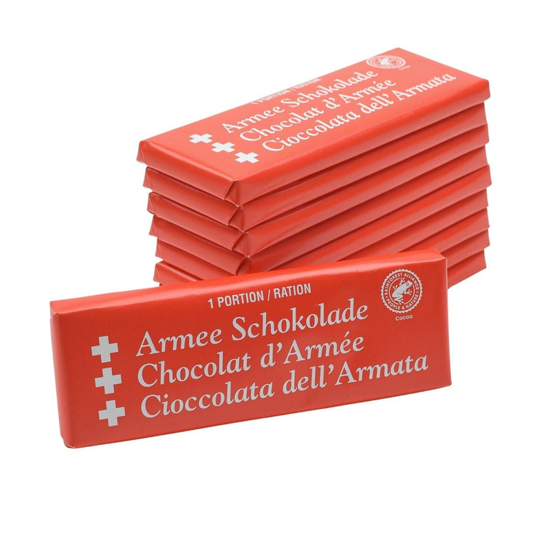 Original Swiss Military Chocolate Bar Long Shelf Life Emergency Rations