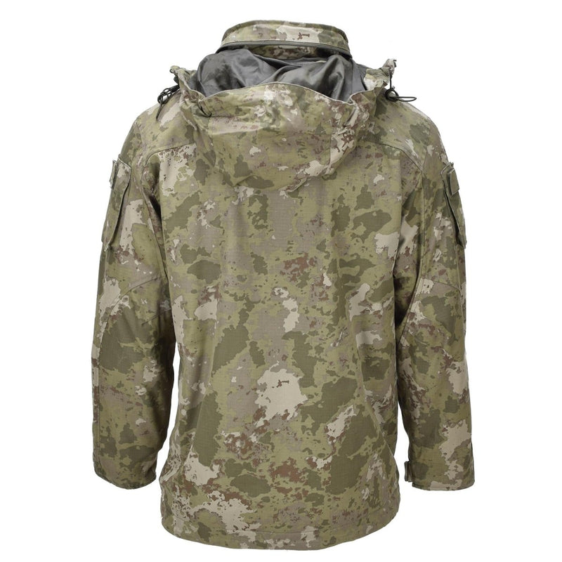 Original Turkish Field Parka Ripstop Material Fooldaway Hood Kama Camouflage