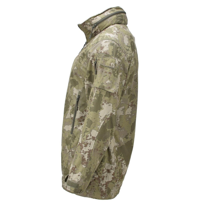 Original Turkish Field Parka Ripstop Material Fooldaway Hood Kama Camouflage