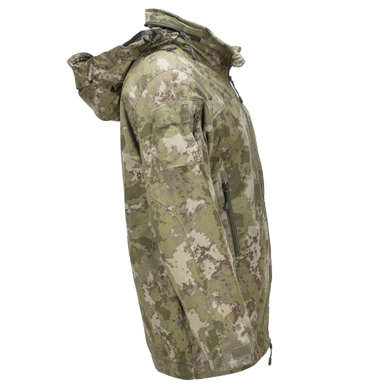 Original Turkish Field Parka Ripstop Material Fooldaway Hood Kama Camouflage