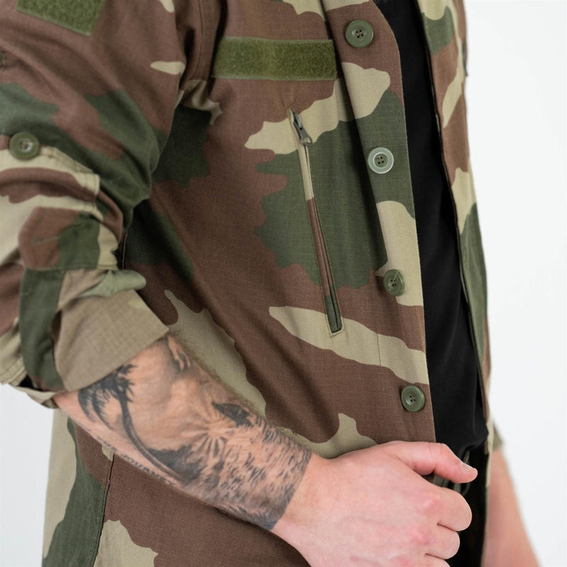 Original turkisk militär camo taktisk jacka hållbar ripstop armé stridsfält