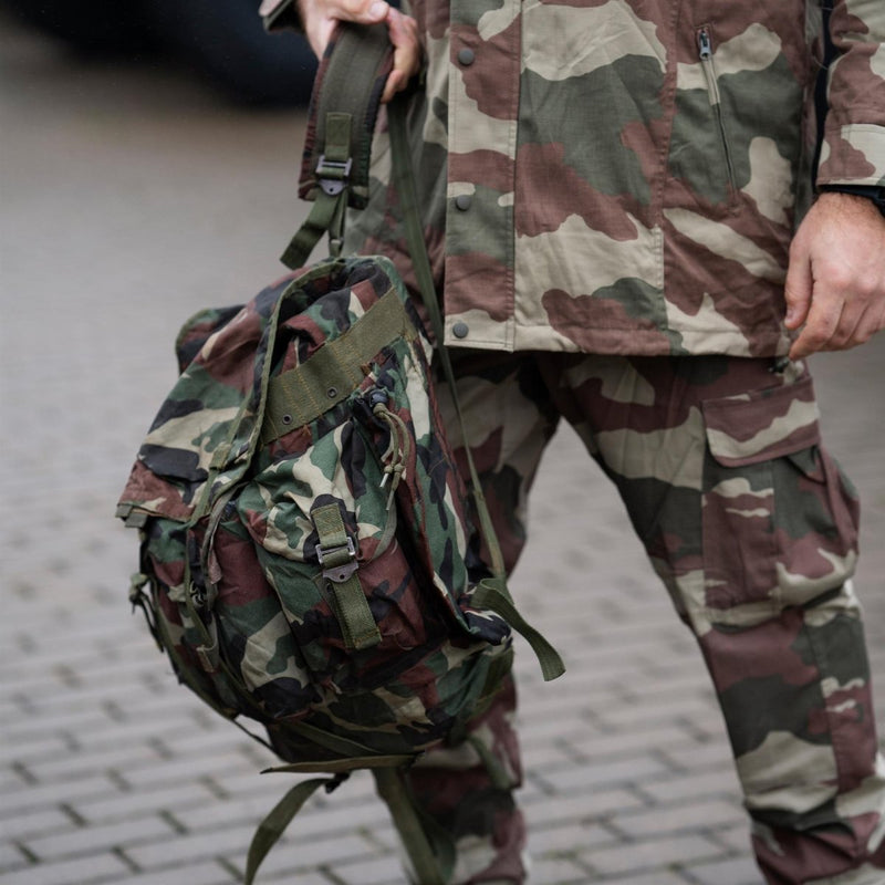 Original turkisk militär ryggsäck Combat Tactical Rackpack Camouflage Army Bag